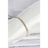 Clariss CM 14K Gold Renk Yassı Zincir Yılan Model Kadın Bileklik