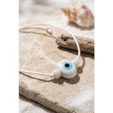 Clariss Handmade Bohem Beyaz Nazar Kolye