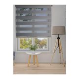 CLARISS HOME Pliseli Gri Zebra Stor Perde Mutfak Ofis Cam Balkon
