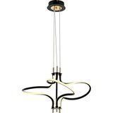 Clarita 3 Renkli LED Avize - Siyah