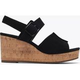 Clarks %100 Süet Siyah Kadın Topuklu Ayakkabı 26186101