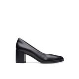 Clarks Deri Siyah Kadın Topuklu Ayakkabı 26170964