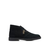 Clarks Siyah Erkek Süet Bot Desert Bt Evo