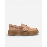 Clarks Torhill Boat Beige Suede Kadın Bej Günlük Ayakkabı 26186301