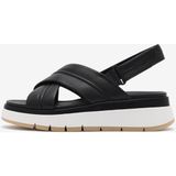 Clarks Tuscan Cross Kadın Siyah Sandalet 26182233