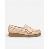 Clarks Wallabeeevosea Cream Leather Kadın Krem Günlük Ayakkabı 26186338