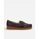 Clarks Wallabeeevosea Dark Brown Lea Kadın Kahverengi Günlük Ayakkabı 26186598 - Koyu Kahve