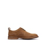 CLARKS%100 İnek Süet Klasik Ayakkabı Aldwin Lace, 40, 5003352588, Taba, Erkek