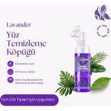 Claryus Yüz Yıkama Köpüğü Gözenek Açıcı Silikon Fırça Başlıklı Yüz Temizleyici Aleo Vera - Lavanta