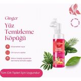 Claryus Yüz Yıkama Köpüğü Gözenek Açıcı Silikon Fırça Başlıklı Yüz Temizleyici Aleo Vera - Zencefil