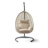 Clas Swing Krem Rattan Krem Oturumlu Salıncak