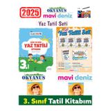 Clasmate 2025 3.Sınıf Yaz Tatil Kitabı+Mavi Deniz 3.Sınıf 6 Fasikülyaz Tatil Kitap Seti+Kalem