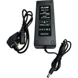Class 12VOLT 10AMPER 120WATT Plastik Kasa Adaptör 12V 10A 5.5x2.5mm Jak Fişli - Siyah