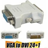 Class 24+1 Pin Dvı-D-D-M To Vga-F Adaptörü Video Bilgisayar Monitör Adaptörü-25 Pin (Çift Bağlantı) Dvı