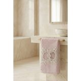 Class Bambu Dantelli El ve Yüz Havlusu 50 x 90 cm Mahber Pudra 1 Adet Tekli Kutulu 250 Gram