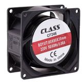 Class CF 246 80X80X38 AC 220V Aksiyel Fan