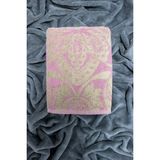 Class Çift Yönlü %100 Pamuklu 50 x 100 Jakarlı Ipliği Boyalı Adet Havlu Vintage Pembe Yeşil - 50 x 100 cm