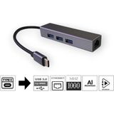 Class Electroon Type-C To USB 3.0 Gigabit Ethernet RJ45 USB Çevirici