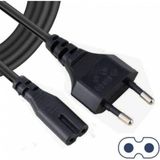 Class Epson Yazıcı Güç Kablosu Ac Power Cord 220 Volt Double Corrugated 2 Pın Cable 1.5 Metre