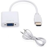 Class HDMI To VGA + Ses Çıkışlı Dönüştürücü 1080P Görüntü – 3.5mm Audio Destekli