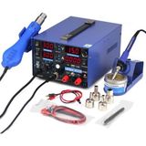Class Yıhua 853D USB 3A Lehimleme ve Sıcak Hava Istasyonu | 3in1 Profesyonel Rework Station - 1 Adet - Beyaz
