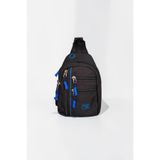 Classbag Erkek Siyah-Mavi,Suya Dayanıklı,Çok Cepli Kulaklıklı Ve Usb Çıkışlı, Askılı Çapraz Omuz Ve Bel Çantası