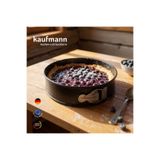 Classic 28 cm Kelepçeli Kek Kalıbı – Yapışmaz Kaplama Karbon Çelik Cheesecake ve Kek Kalıbı Siyah