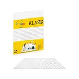 Classic Beyaz Zemin Plakası – 25×25 cm Sert Taban Lego® ile Uyumlu Yapı Blok Platformu