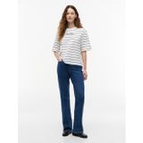 Classıc Scrıpt Trapeze Tee Kadın Mavi T-Shirt - Ww0ww50948