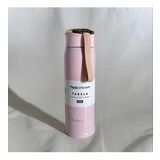 CLASSIC Stainless Steel Yandan Tutmalı 450 ML Günlük , Şık, Modern , Hediyelik Termos (Rose)