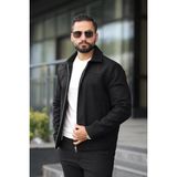Classics Men Claassics Men Erkek Oversize Kısa Kaşe Kaban Ceket - 7435 - XL - Siyah