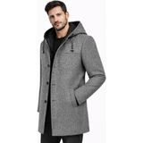 Classics Men Claassics Men Erkek Regular Fit Kaşe Kaban Ceket - 7530 - 58 - Gri