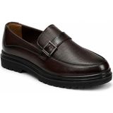 Classics Men Suni Deri Erkek Günlük Ayakkabı Loafer Ayakkabı 7720 - Kahverengi