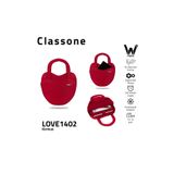 Classone 13-14'' WTXPro Su Geçirmez Kumaş, Laptop El Çantası-Kırmızı LOVE1402