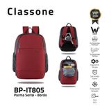 Classone Bp-ıt805 Parma 15.6" Laptop, Notebook Sırt Çantası-bordo