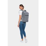 Classone Bp-Wtx508G 15,6" Su Geçirmez Kumaş Ve Su Geçirmez Fermuar ,Notebook, Laptop Çantası-Gri