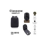 Classone GA-0010 Gauntlet V1 Sert Kabuk Serisi 15.6 inch WTX Pro Su Geçirmez Kumaş Laptop Çantası -Siyah
