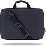 Classone Gauntlet GA-TH14 Sert Kabuk Serisi 13-14 Inch Uyumlu Laptop Çantası - Siyah - 13 - 14 inch