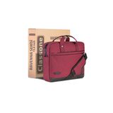 Classone Ravenna Vp1505 15,6 Inch Su Geçirmez Kumaş Ve Fermuar ,laptop El Çantası -bordo