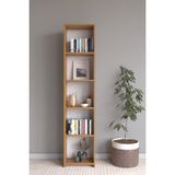 CLASSY 104EMİR 5 RAFLI ARKALIKLI KİTAPLIK VE DOLAP ATLANTİK ÇAM