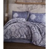 Clasy %100 Pamuk Ranforce Çift Kişilik Nevresim Takımı - Mavi - 200 x 220 cm