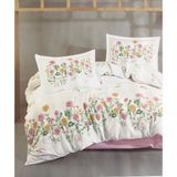 Clasy %100 Pamuk Ranforce Çift Kişilik Nevresim Takımı - Pembe - 200 x 220 cm