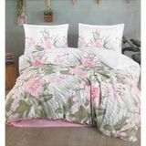 Clasy %100 Pamuk Ranforce Tek Kişilik Nevresim Takımı - Pembe - 160 x 220 cm