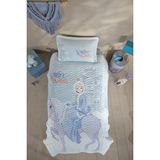 Clasy %100 Pamuk Ranforce Yatak Örtüsü Tek Kişilik Winter Princess - Turkuaz - 180 x 240 cm
