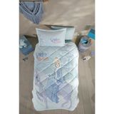 Clasy %100 Pamuk Tek Kişilik Uyku Seti Winter Princess V1 Turkuaz