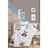 Clasy 100X150 Panda Bej Bebek Nevresim Takımı
