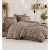 Clasy Butik Nevresim Takımı Çift Kişilik Estina V3 Bej - Çok Renkli - 100 x 100 cm