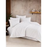 Clasy Butik Nevresim Takımı Çift Kişilik Estina V6 Beyaz - Çok Renkli - 100 x 100 cm