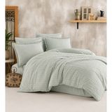 Clasy Butik Nevresim Takımı Çift Kişilik Estina V8 Adaçayı - Çok Renkli - 100 x 100 cm