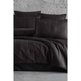 Clasy Capital Antrasit Çift Kişilik %100 Pamuk Saten Nevresim Takımı - 200 x 220 cm